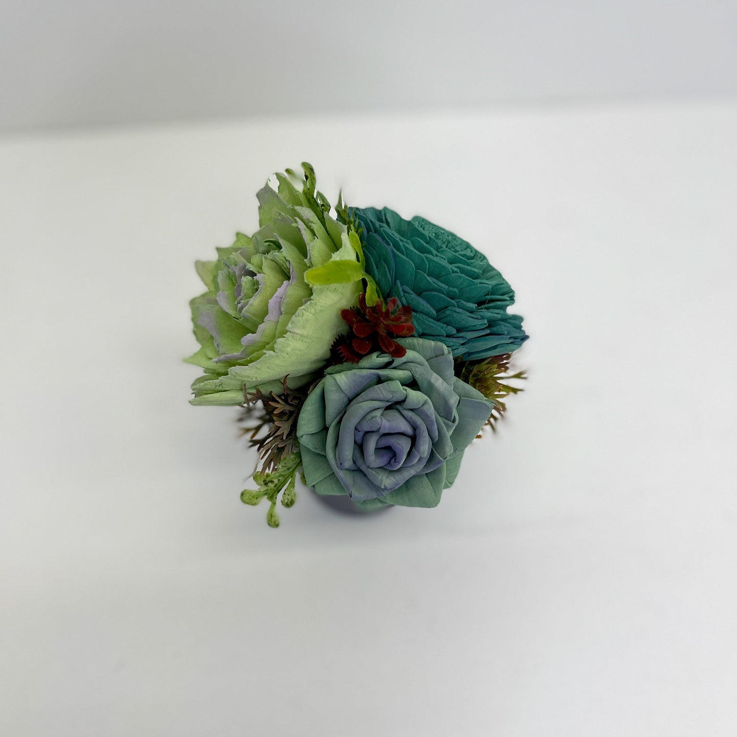 Mini Succulent Garden- Dusty Purple Terracotta