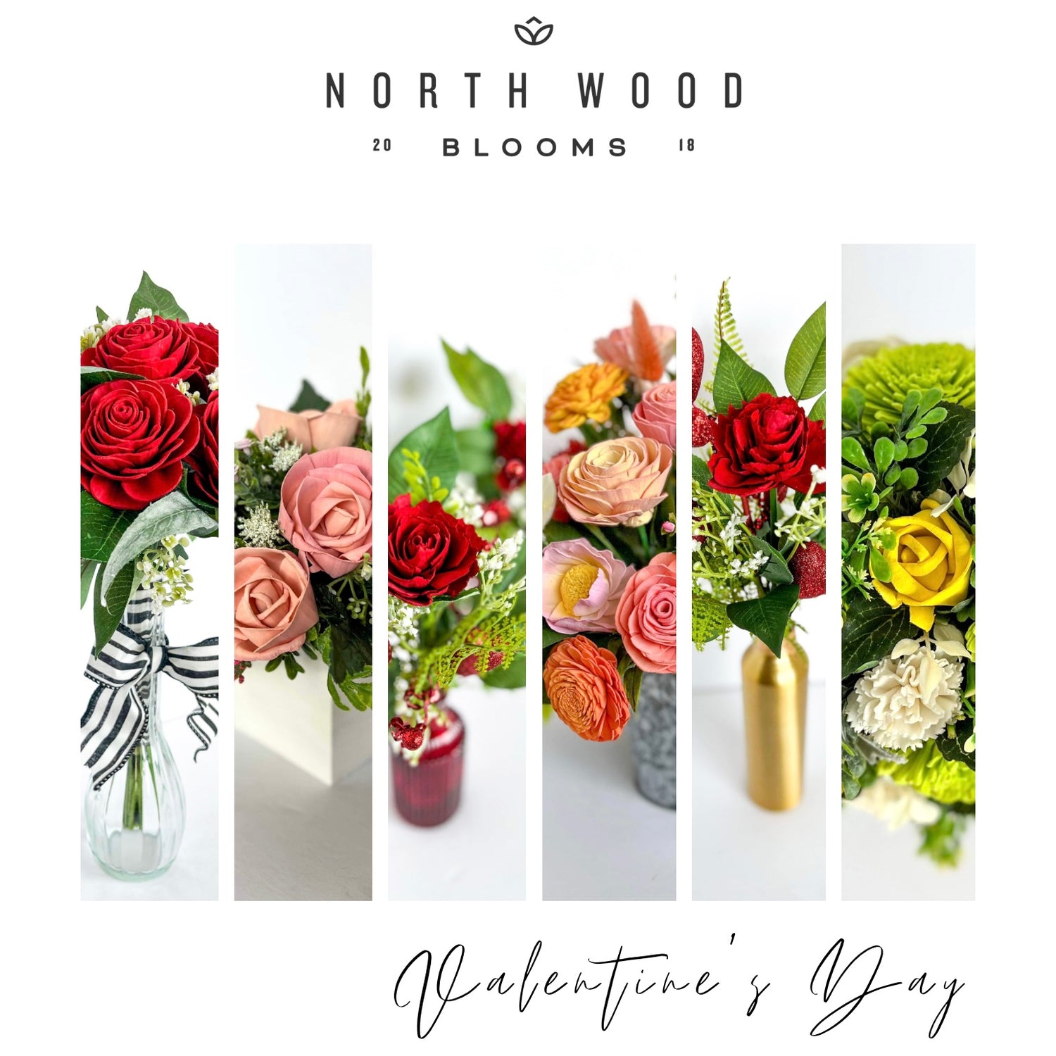 North wood blooms is a luxury wood flower florist in northern Wisconsin creating bespoke wood flower designs