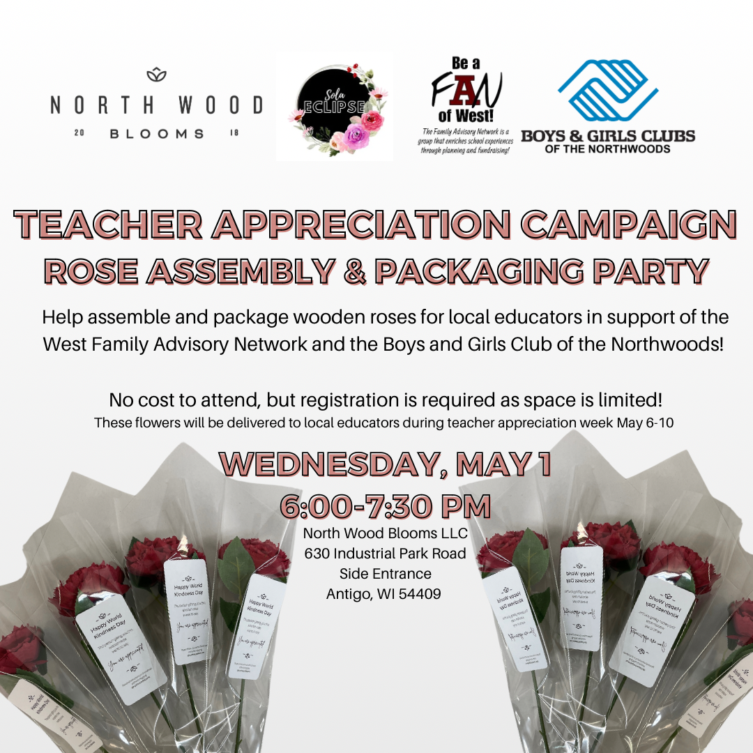 (Free) Teacher Appreciation Campaign - Rose Assembly & Packaging Party