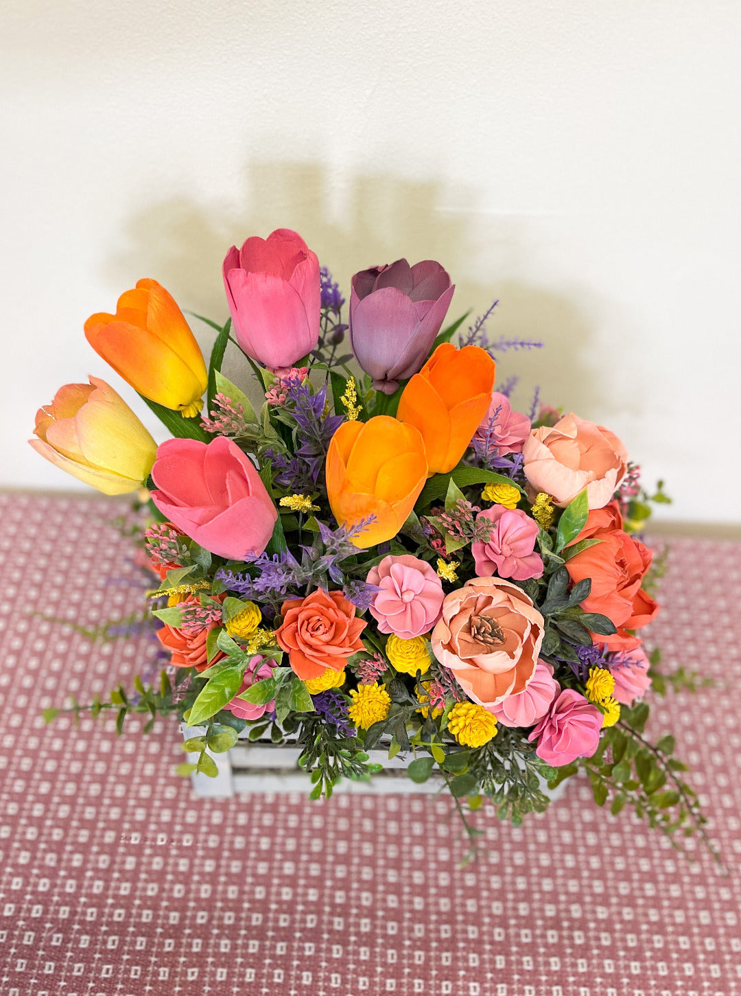 Spring Wildflower Tulip Crate