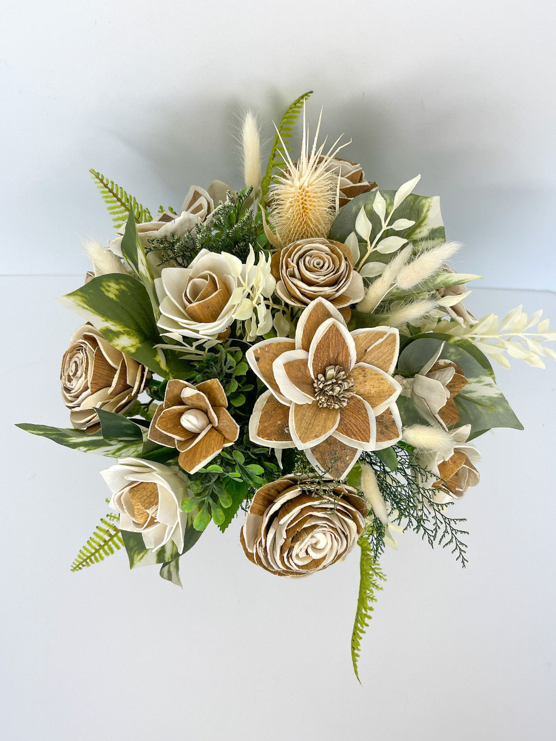 Northwoods Bouquet in Glass Vase