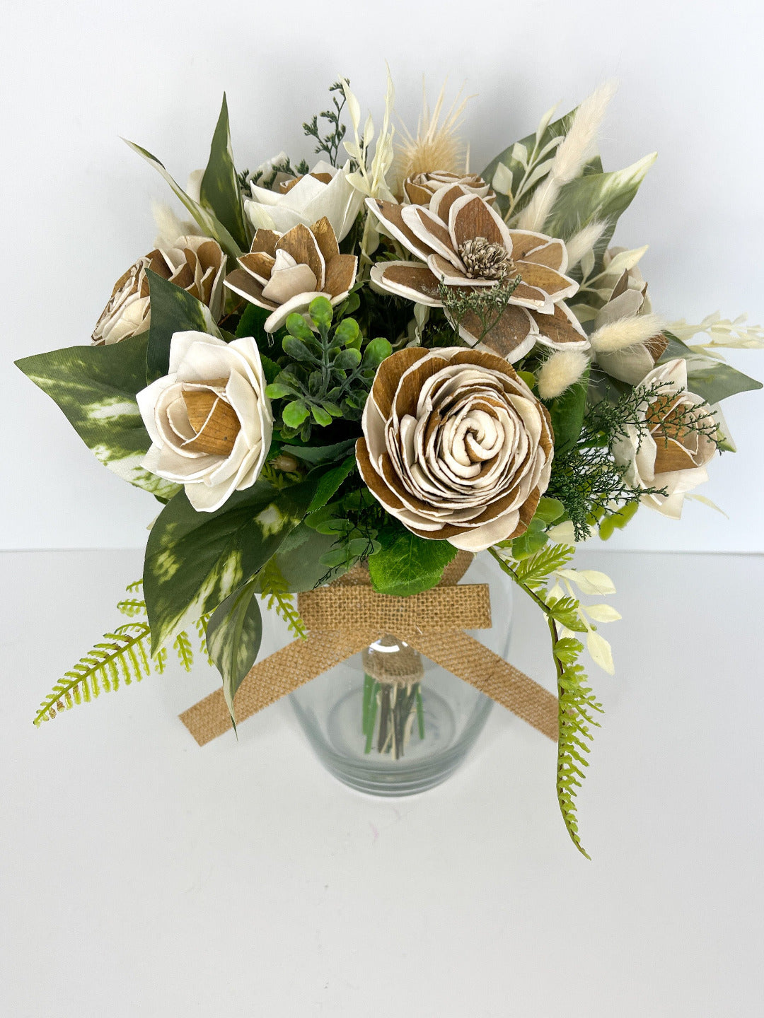 Northwoods Bouquet in Glass Vase
