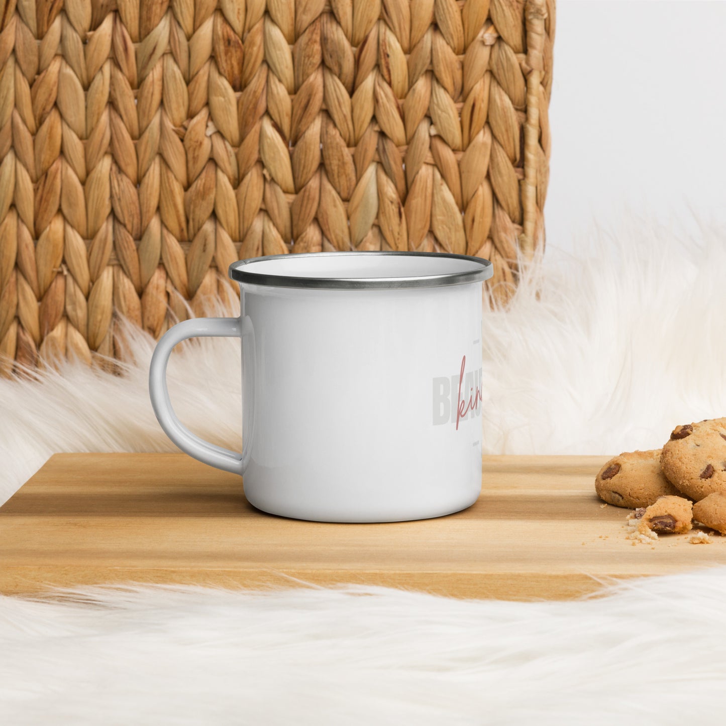 Beauty, Joy & Kindness Enamel Mug