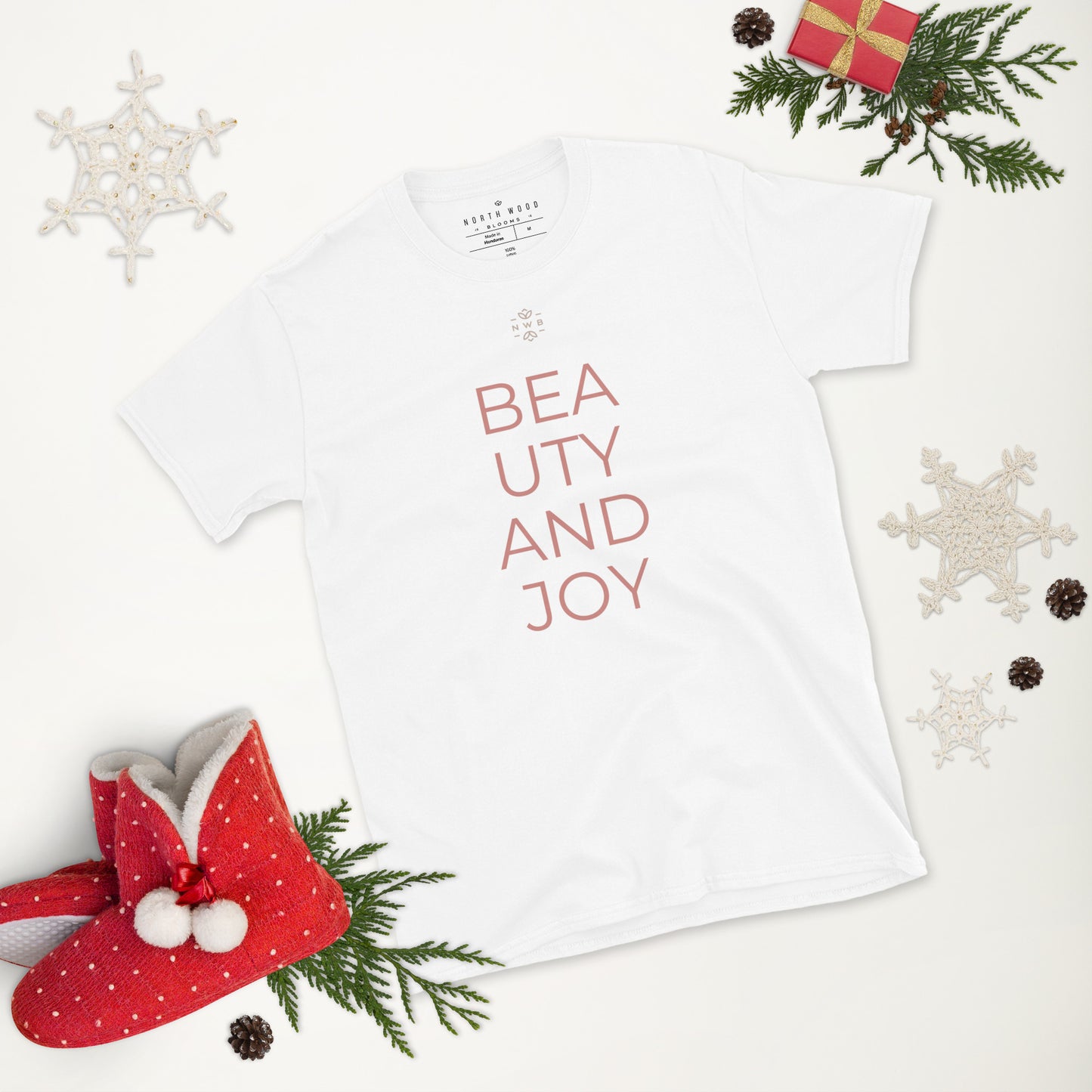 "Beauty and Joy" Short-Sleeve Unisex T-Shirt