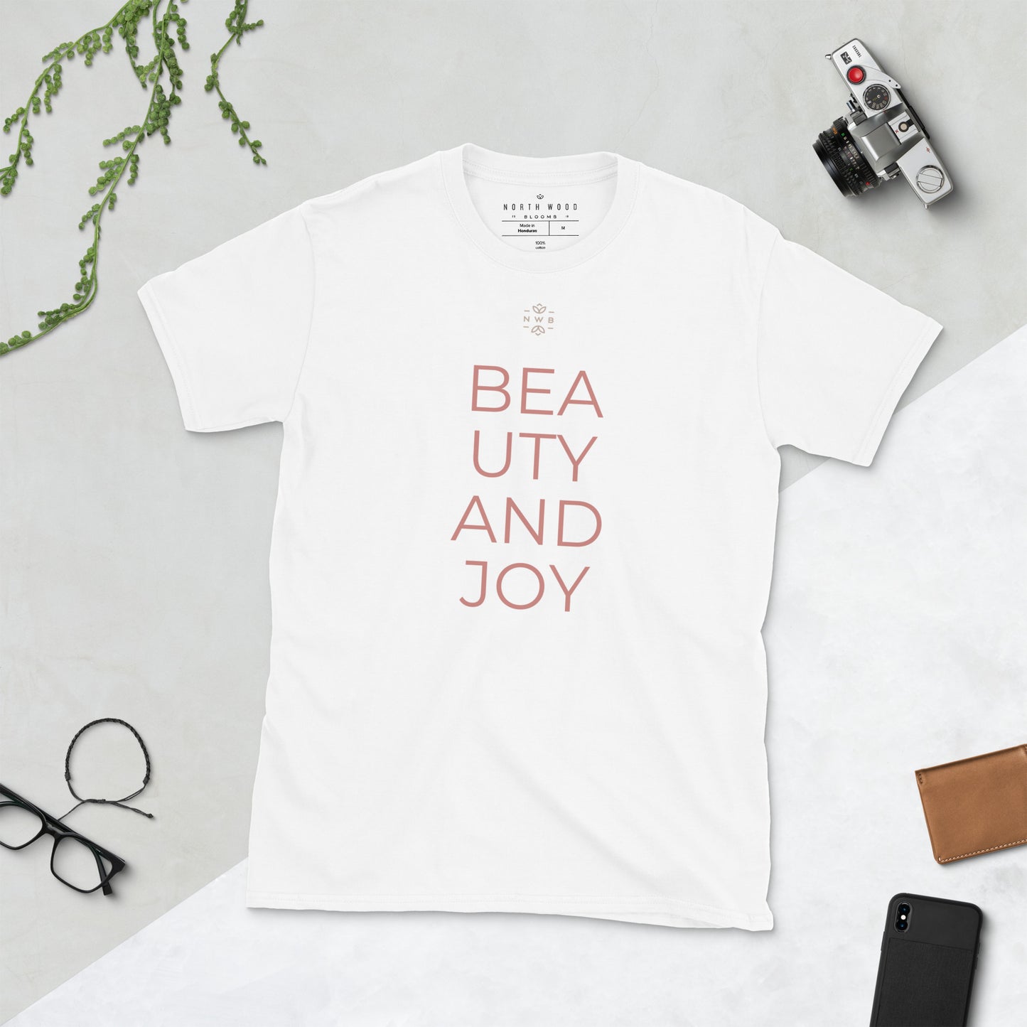 "Beauty and Joy" Short-Sleeve Unisex T-Shirt