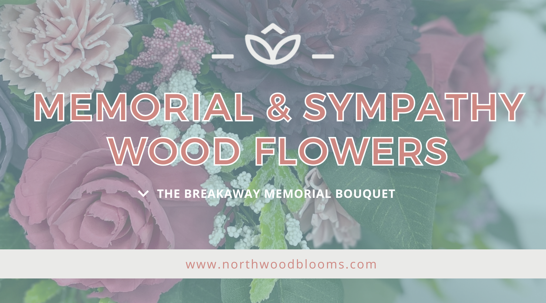 Memorial and Sympathy Wood Flowers: The Breakaway Memorial Bouquet - A ...