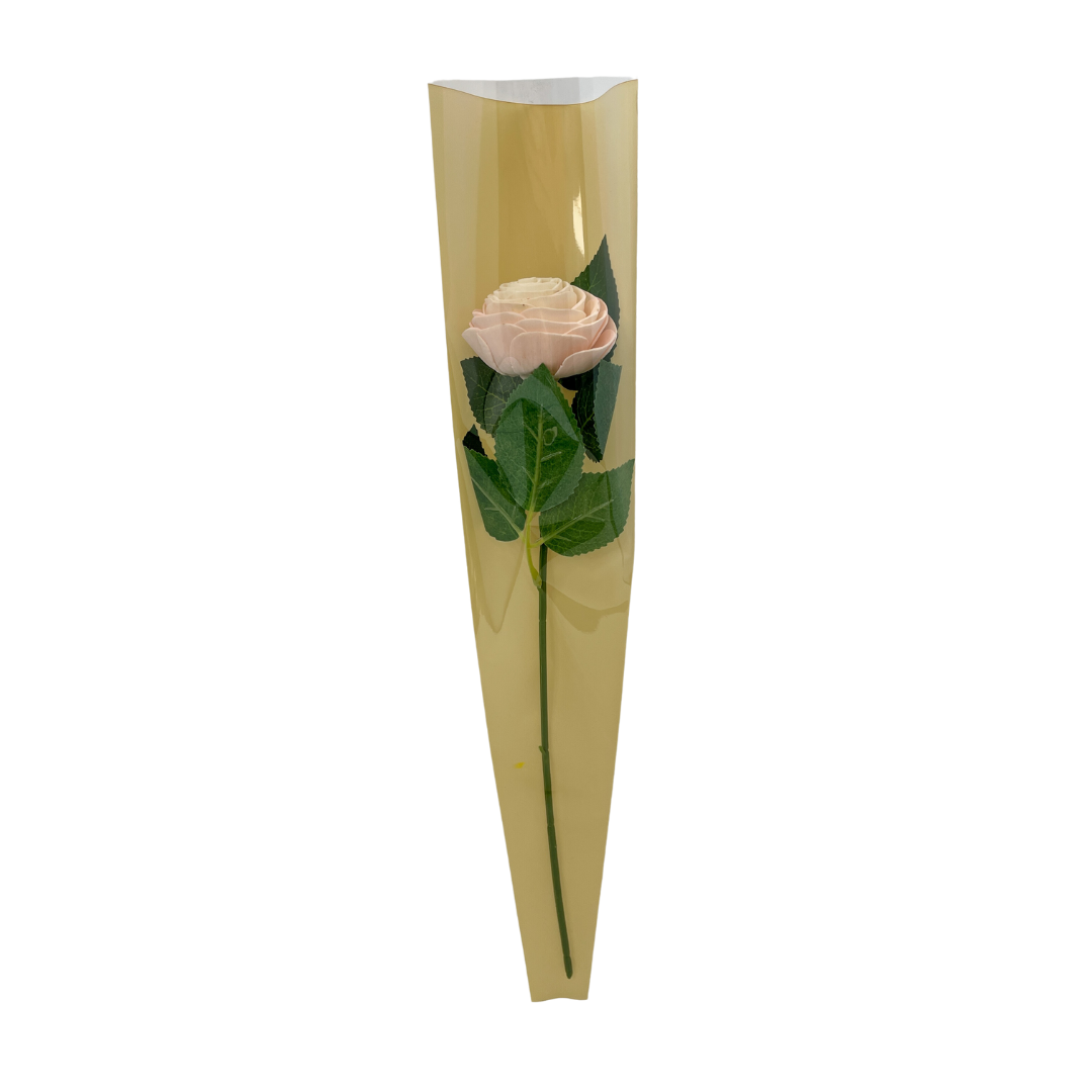 Single Stem Blooming Rose - Luxe Blush