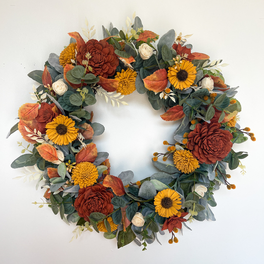 Autumn Afternoon Wreath (20 inches)