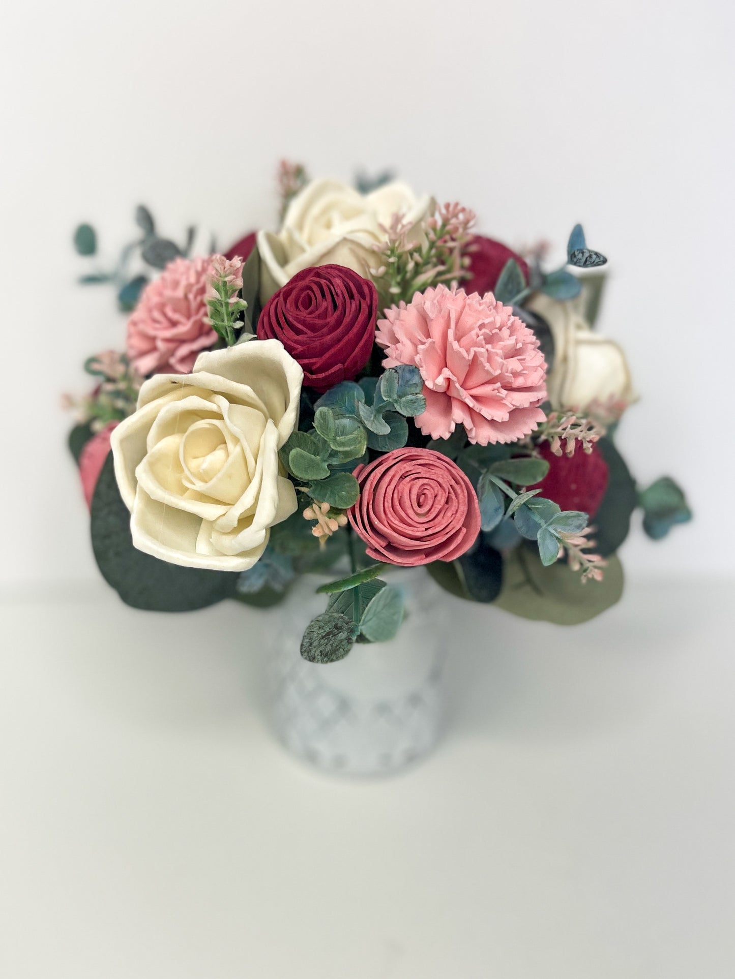Lovely Mason Jar Bouquet
