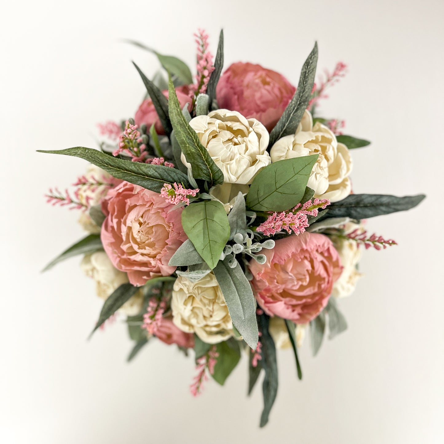 Peonies and Roses Boxed Centerpiece