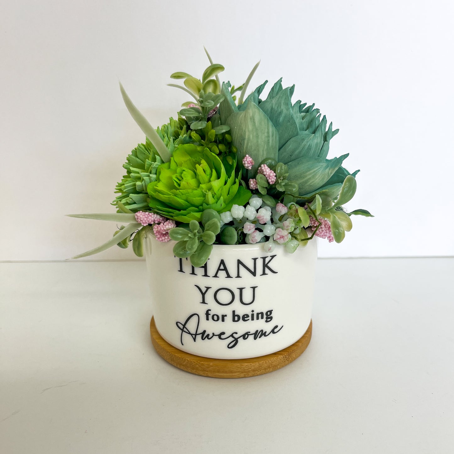 You Rock - Thank You Succulent Garden