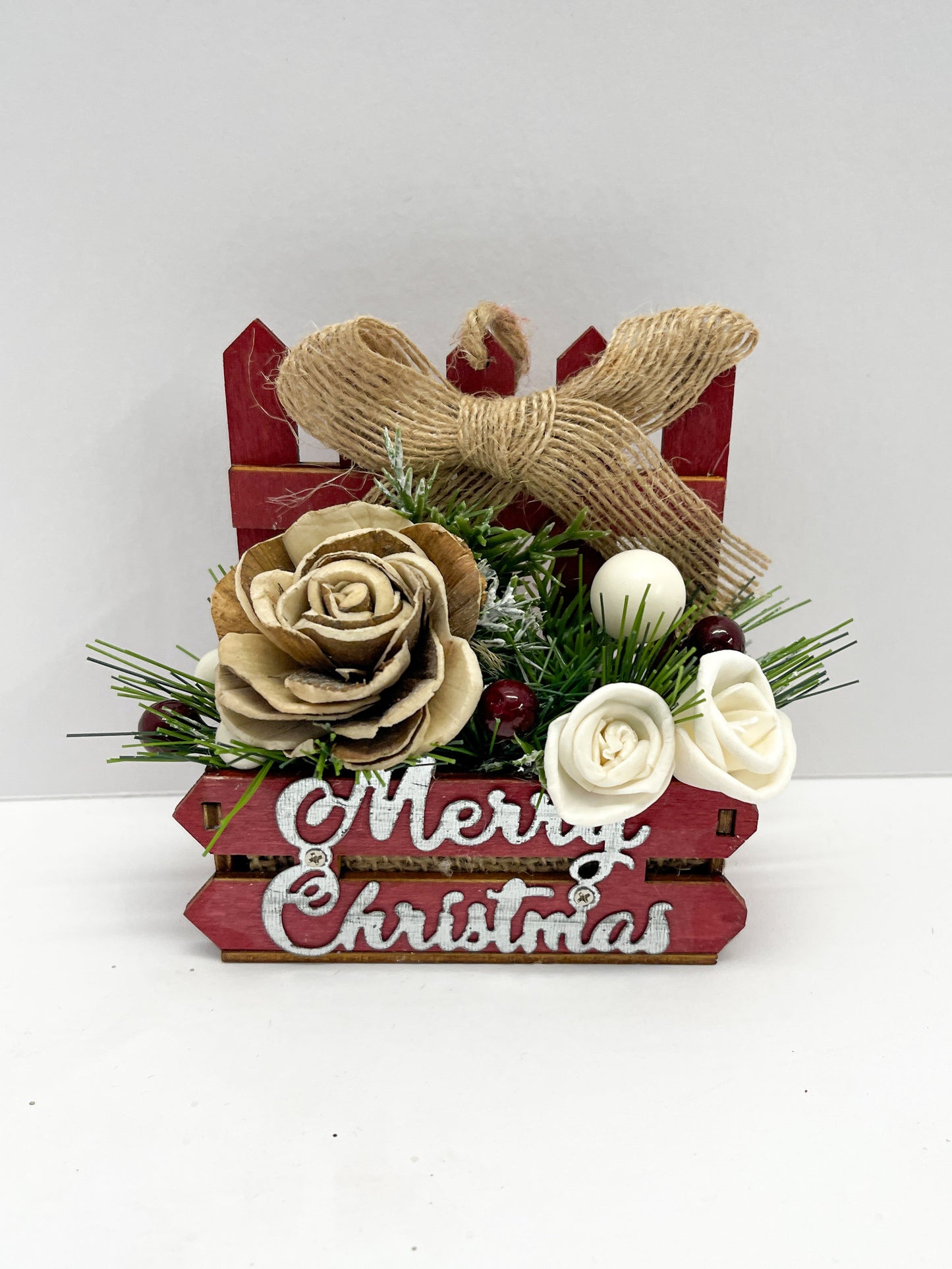 Merry Christmas Window Box Ornament