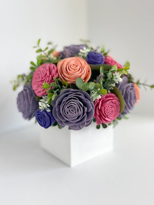 Purples and pinks Centerpiece Box