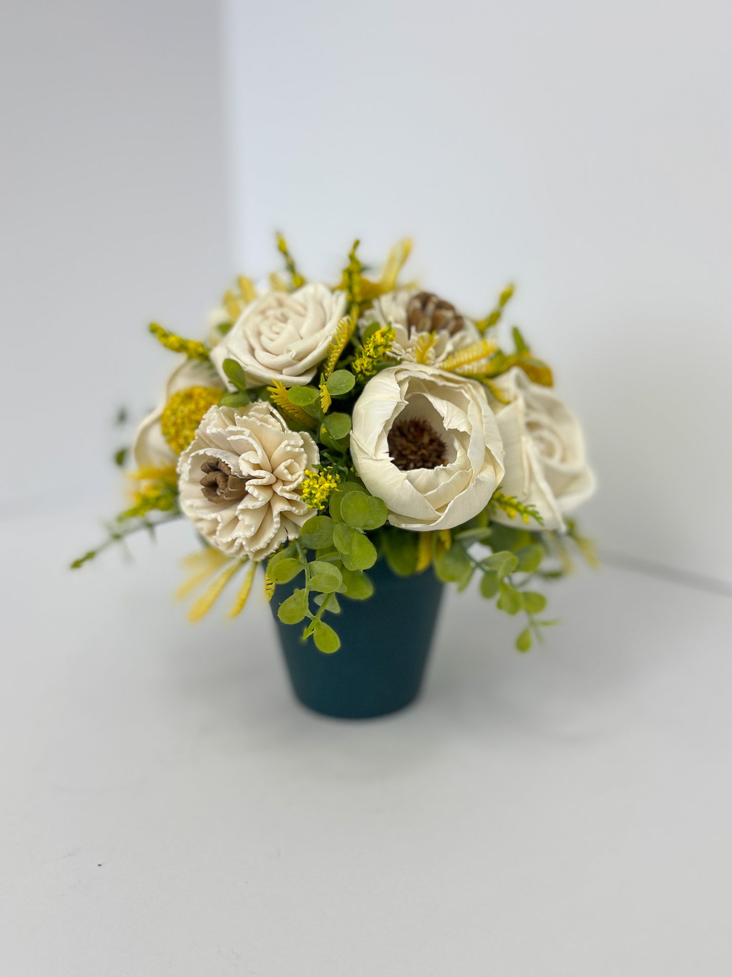 Ivory Sunshine Planter Bouquet